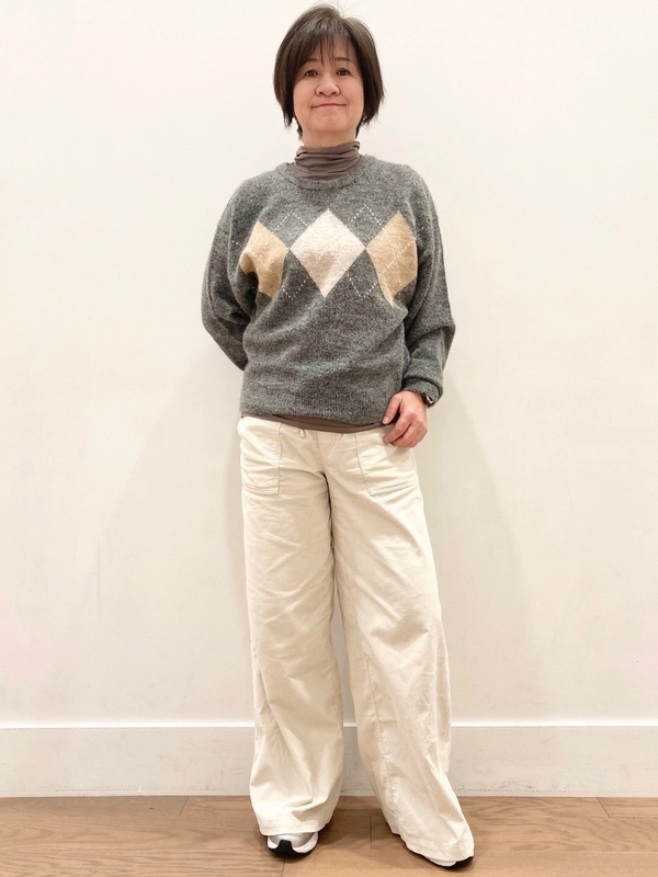 アーガイルセーター