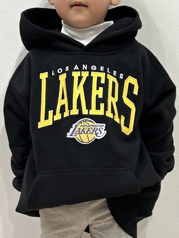 新品未使用品GAP×NBA パーカー NBA ロサンゼルス レイカーズ ロゴ ヘビーウェイトパーカー（パーカー