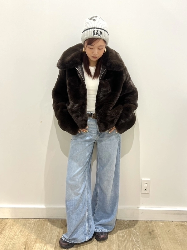 軽くて可愛いフェイクファー!