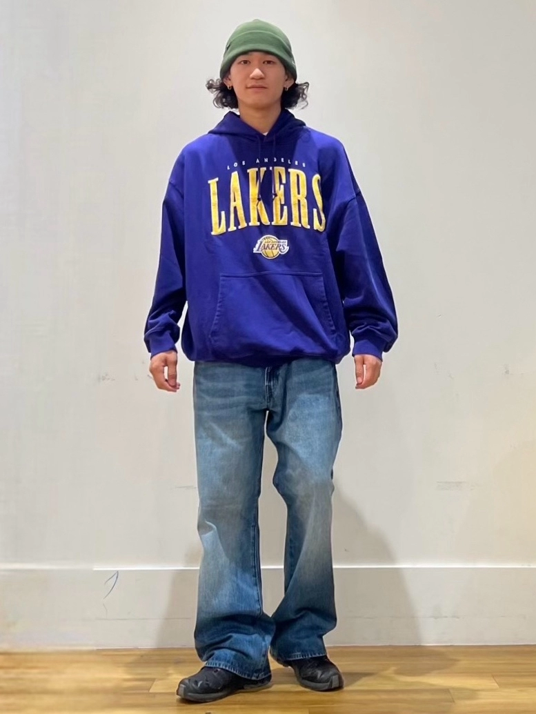 〝new〟NBA LAKERS×ブーツカットデニム