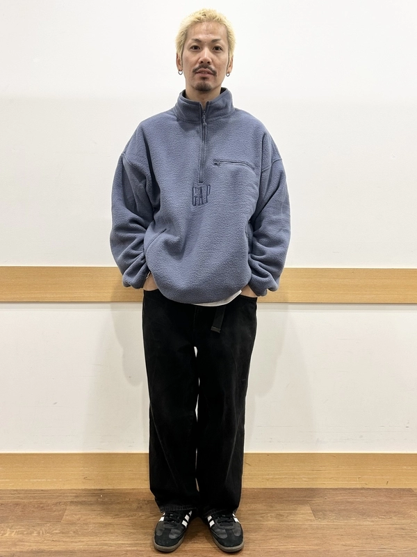 【シェルパハーフジップ】