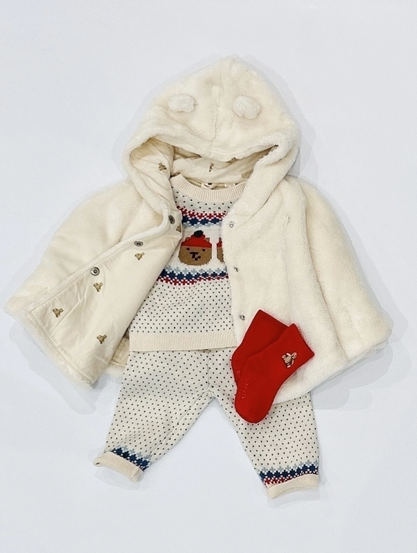 クリスマスカラーブラナンとお出かけコーデ