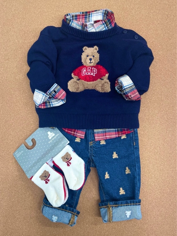 ギフトにも♪くまさんセーター