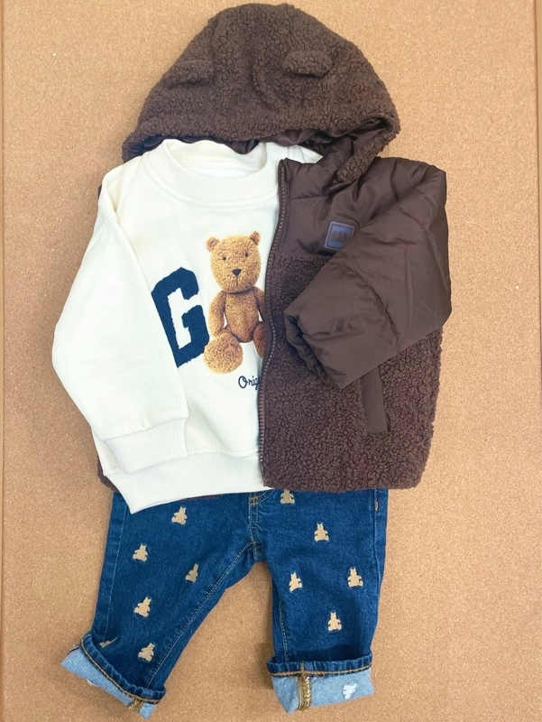 あったかかわいい♡くまさんコーデ