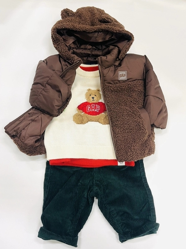 【あったかベアコーデ♪babyboy】
