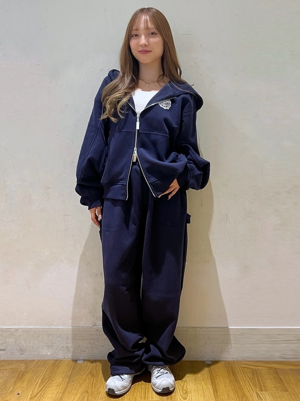 【ダブルジップアップパーカー】セットアップ