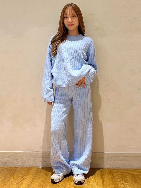 【ケーブルセーター】セットアップ