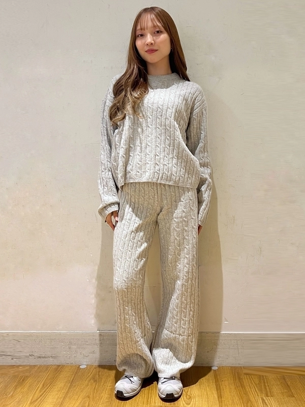 【ケーブルセーター】セットアップ
