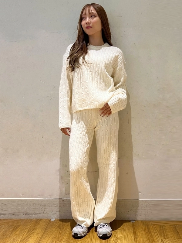 【ケーブルセーター】セットアップ