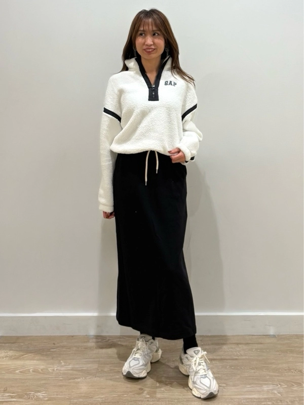 あったかいハーフジップジャケット