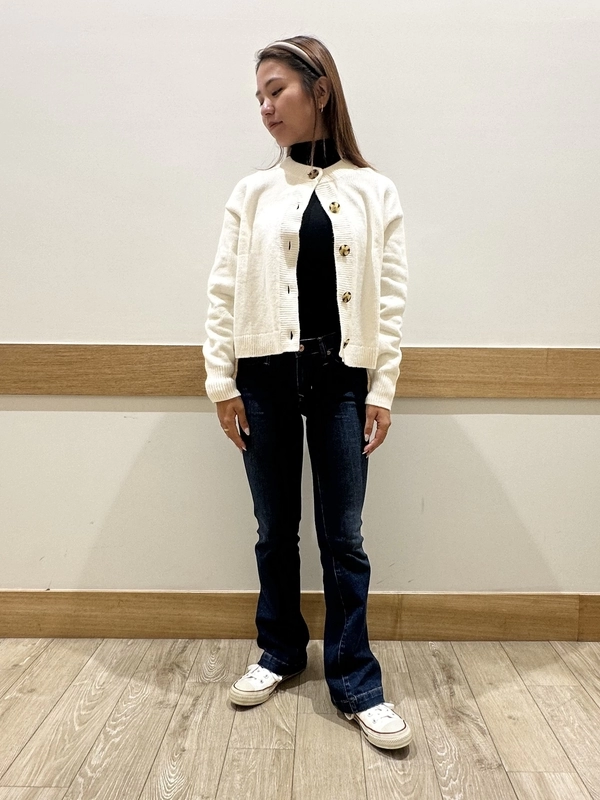 ロング&リーンデニムコーデ