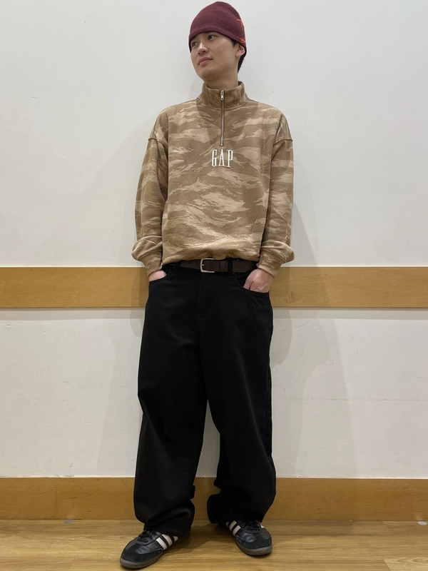 【カモ柄コーデ】