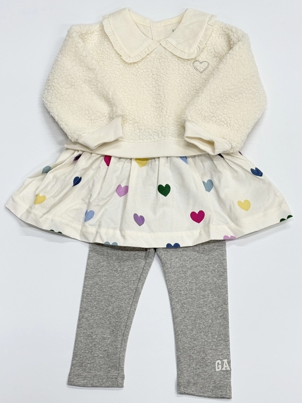 ボアハートワンピース