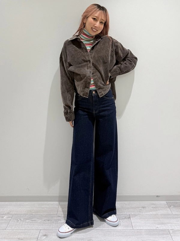 【New】コーデュロイ×デニム