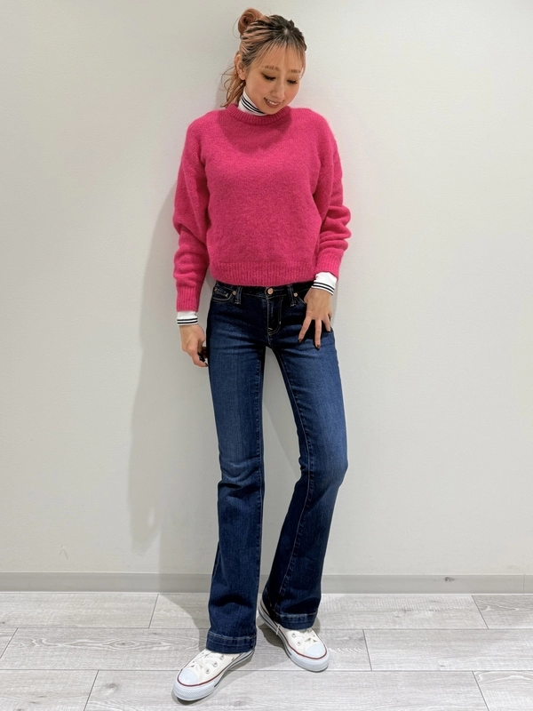 【New】この冬着たいピンクセーター