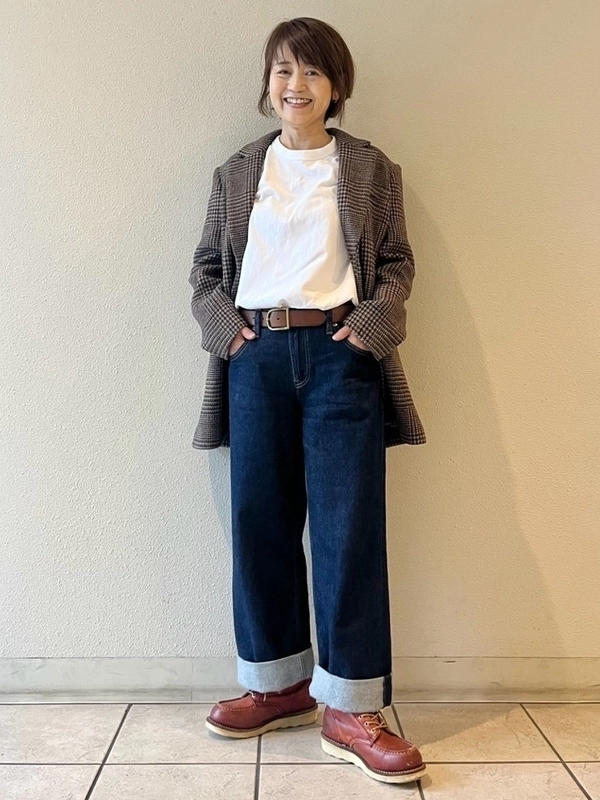 トレンド！ウールブレザー　オーバーサイズでカジュアルコーデ♪
