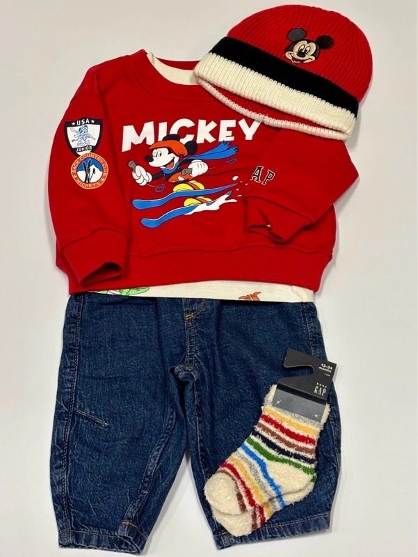 新作☆スキーミッキーコーデ