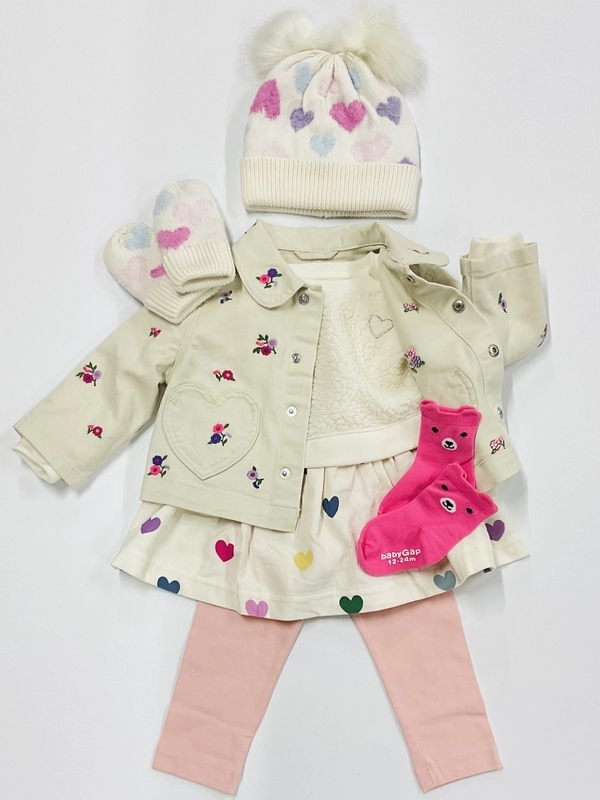 ハートポケットジャケット♡ハートワンピ