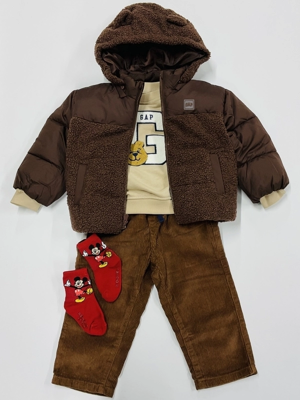 くまみみアウターと、もこもこくまさん☆