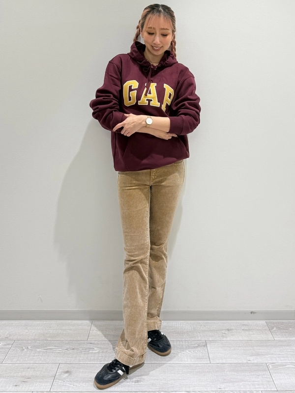 【New】ロゴパーカー×コーデュロイ