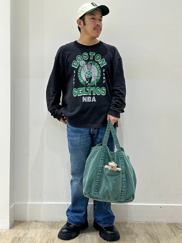 【NBAコラボ】ブラック×グリーンコーデ
