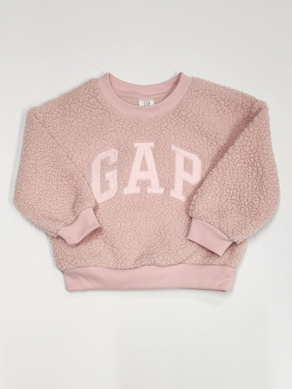 GAPロゴ　ボアスウェット GAP（ギャップ）の「GAPロゴ ボア クルーネック（スウェット）」 - WEAR