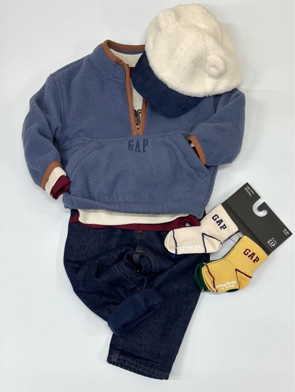 『ベビーから大人までお揃い可能なフリースdeコーデ』