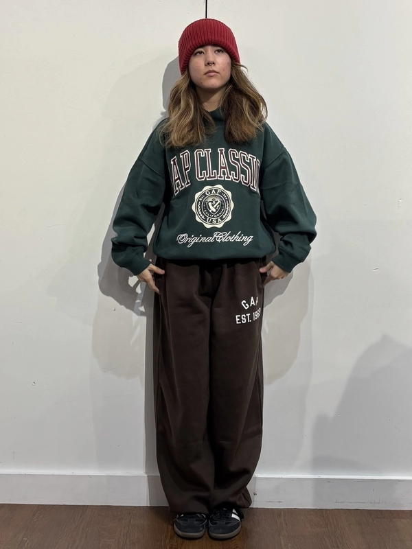 スウェットXニット帽♥︎