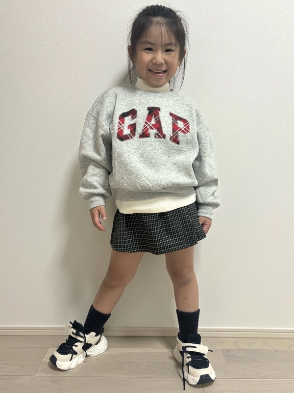 チェック柄×チェック柄