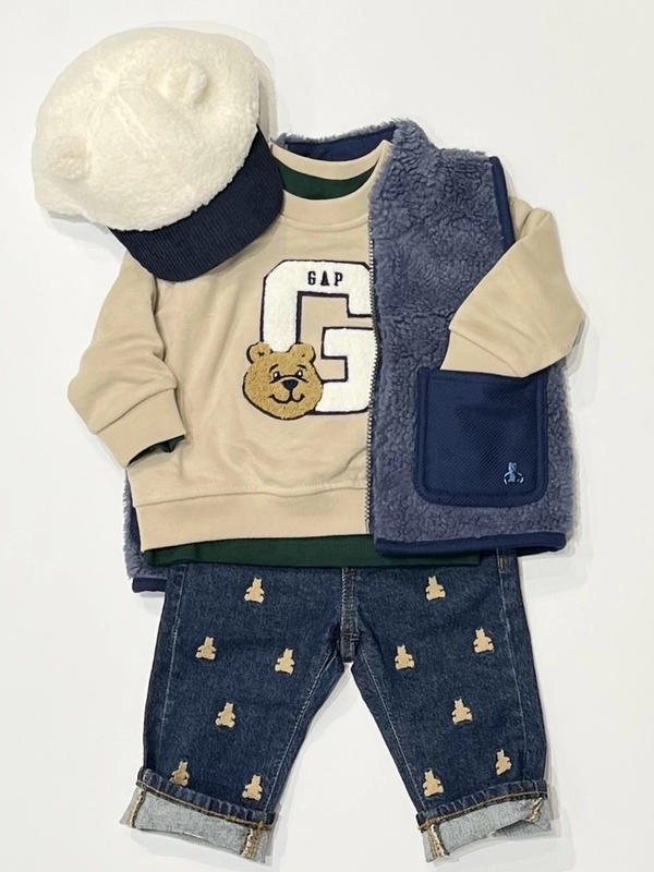 もこもこくまくまコーデ