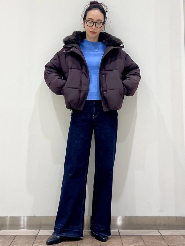 フェイクファートリミング パファージャケット