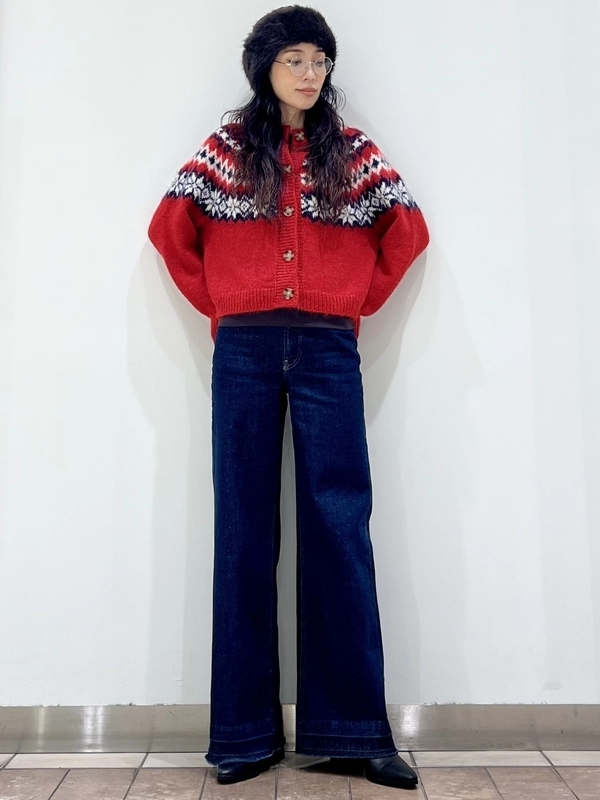 フェアアイル ニットカーディガン