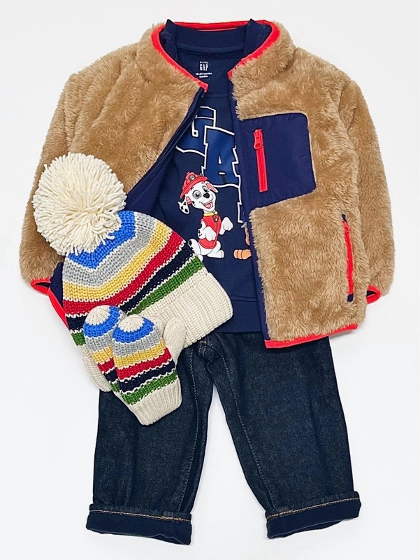 リバーシブルふわふわボアパファージャケット