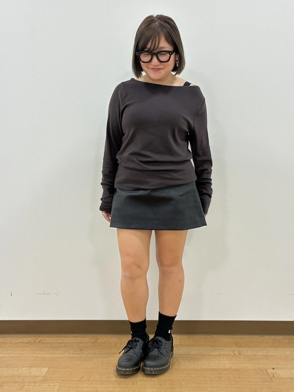 オフショル風コーデ