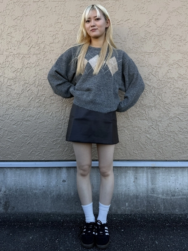 【新作】アーガイルセーター