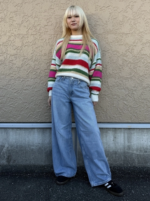  【大人気】バギーデニム