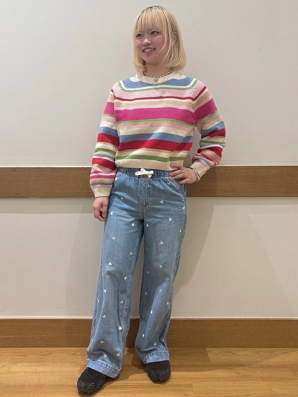 【冬にピッタリ✴︎】カラフルニットコーデ♡