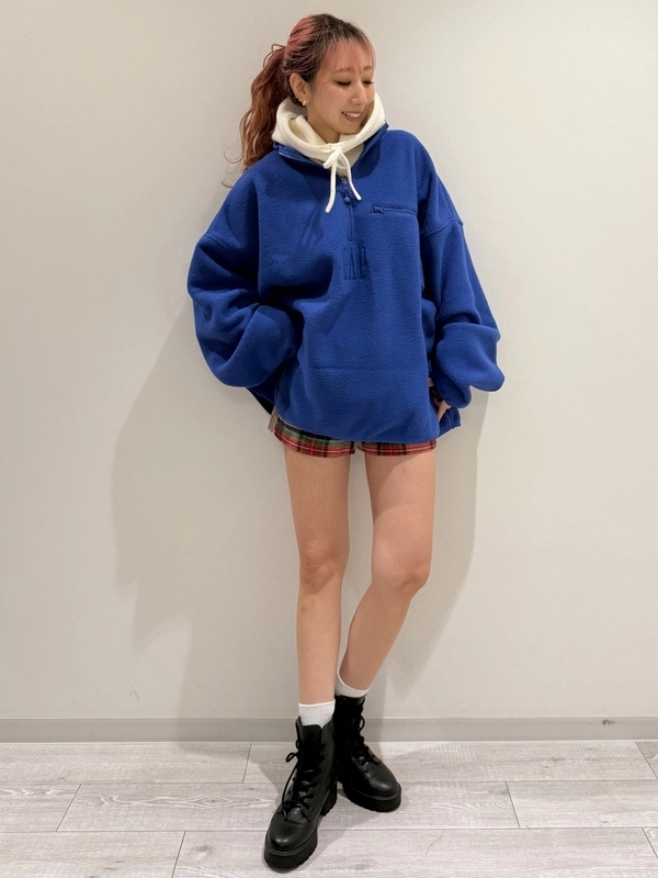 【New】GAPロゴハーフジップ