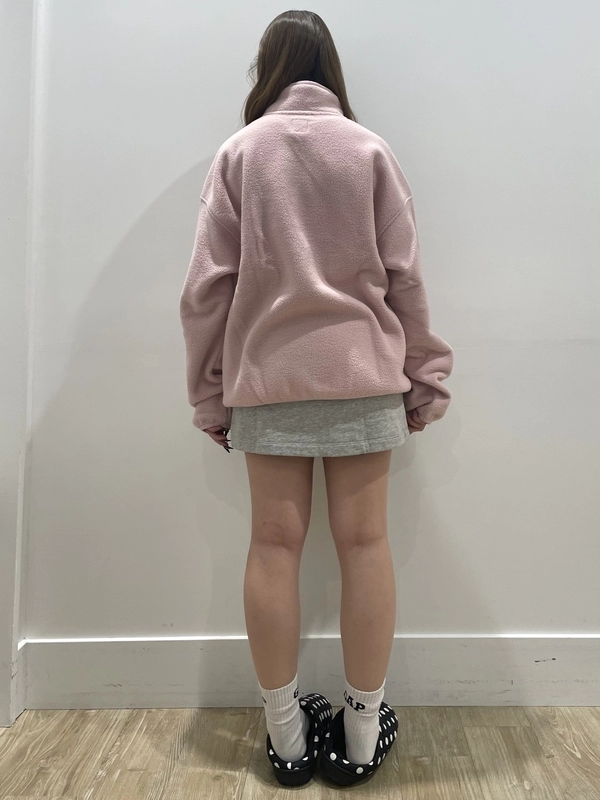 おすすめピンク♪ボアハーフジップのスタイリング | Gap公式オンライン