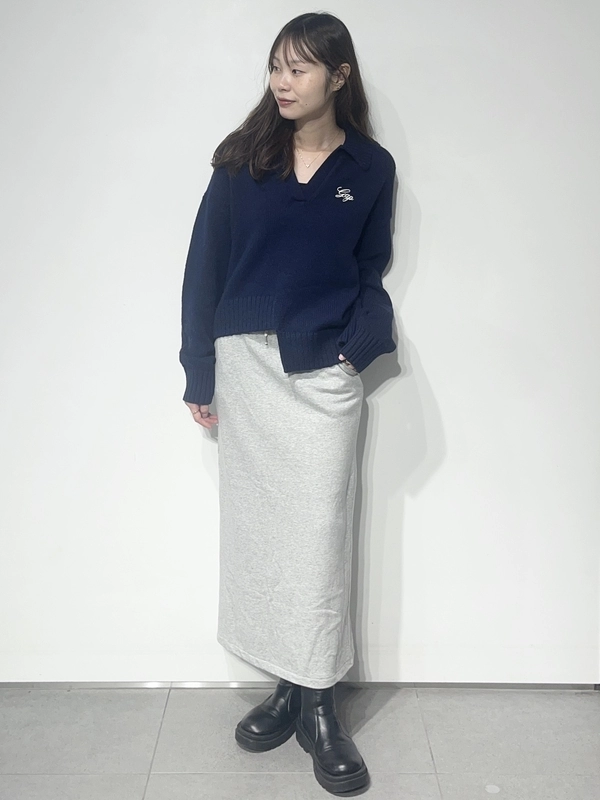 【個性を演出◎】アシンメトリーニット