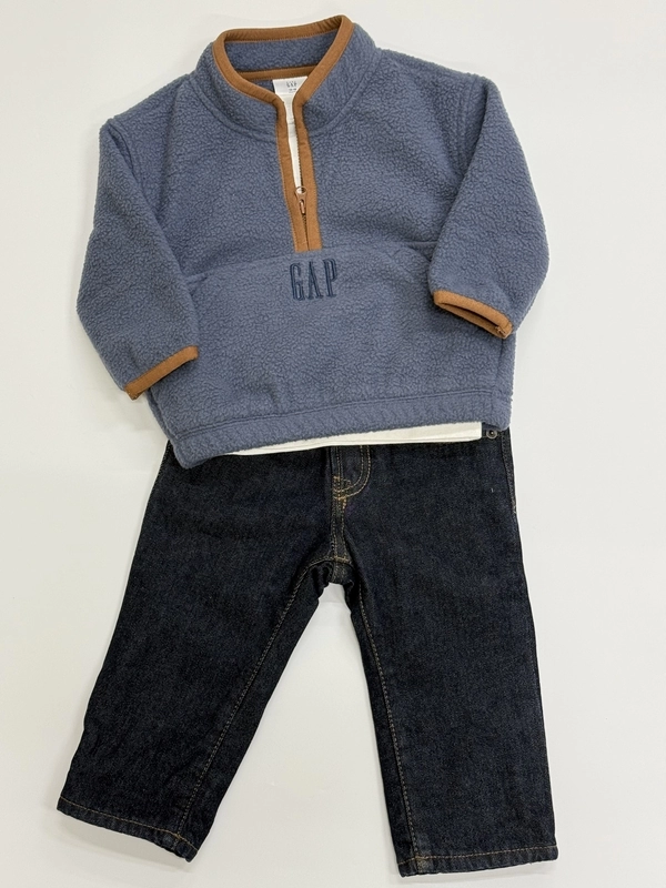 あったかフリースコーデ