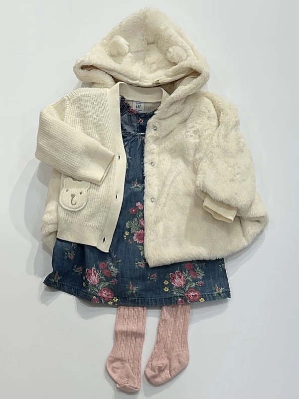 アウターはポンチョで♡