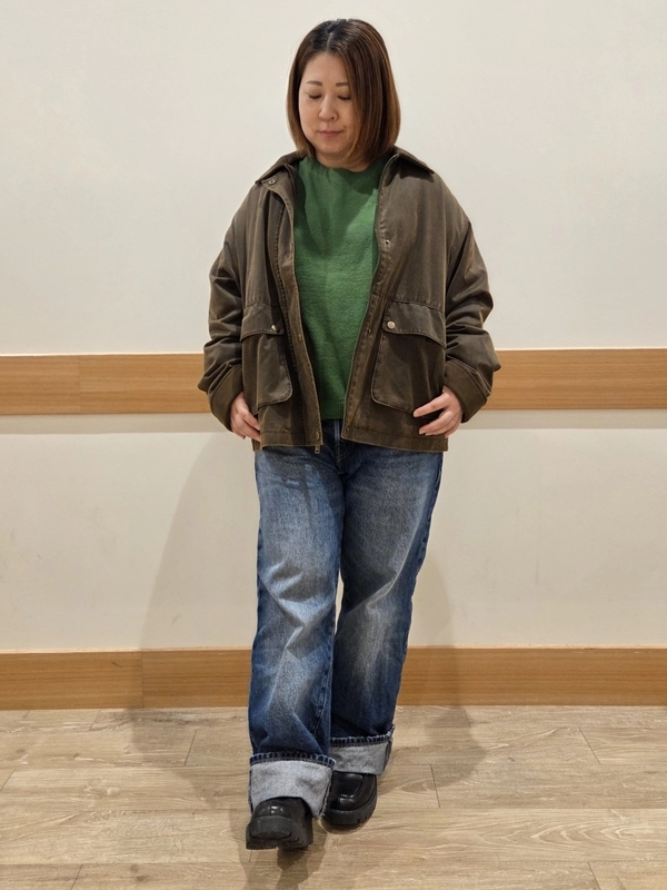 ワックスキャンバスバージャケット。