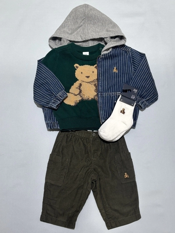 【ブラナンベアセーターコーデ】