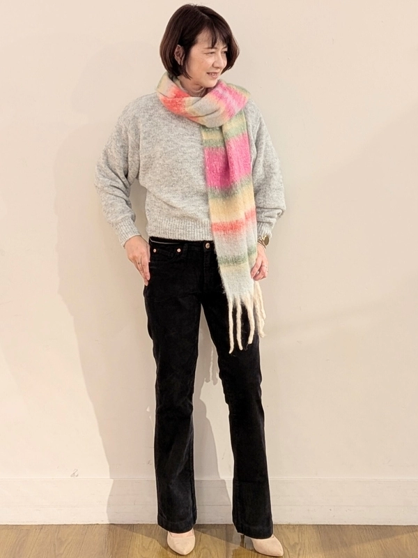 脚長効果パンツ♪