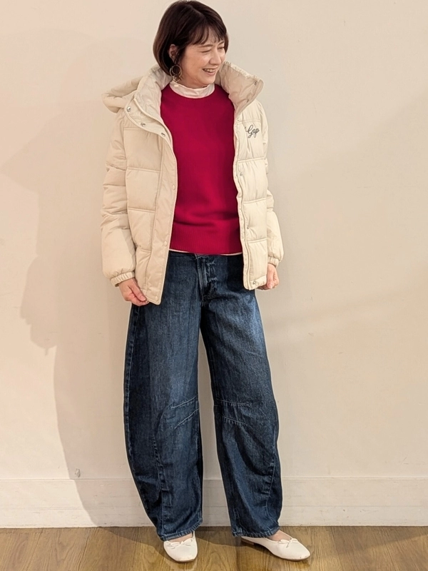 ママ友とクリスマスランチコーデ