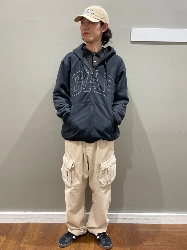 裏ボアパーカー