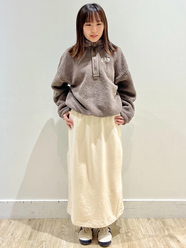 ボアスウェットで冬コーデ♡