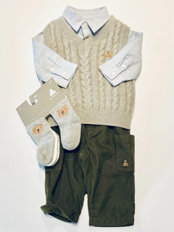 【ベビーボーイズ】秋のきれいめカジュアルコーデ