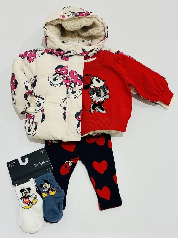 ベビー【冬のディズニーミニーちゃんコーデ】